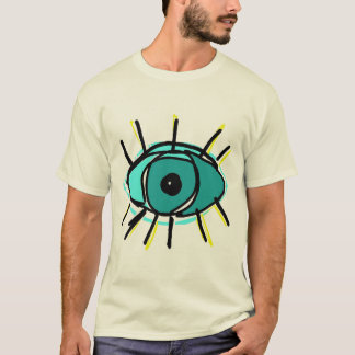 レトロアイ・アート グラフィックデザイン Tシャツ