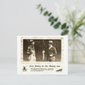 レトロアウトドアーズ  男の隠れ家 釣り ヘルプ - ポストカード (スタンド正面)