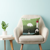 レトロアカディアナショナルパークメインヴィンテージ80sスタイル クッション (椅子)