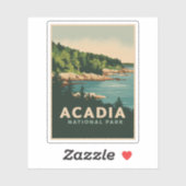 レトロアカディア国立公園バーハーバー シール (シート)