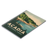 レトロアカディア国立公園バーハーバー ノートブック (左側)