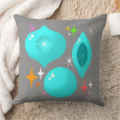 レトロアクアオーナメント クッション (ブランケット)