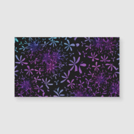 レトロアクアパープルフローラ