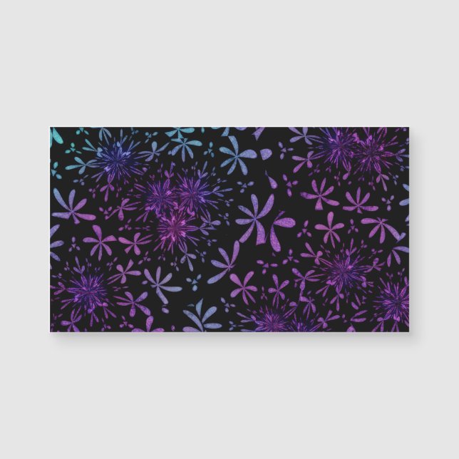 レトロアクアパープルフローラ (正面)