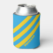 レトロアクアリーフ三ストライプつの名前 缶クーラー (缶正面)