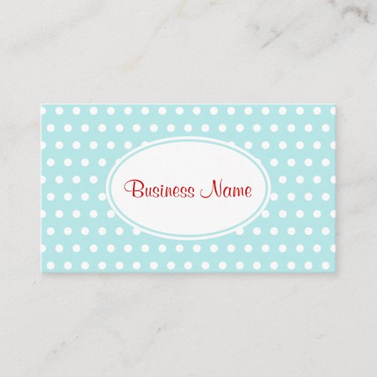 レトロアクア名刺 名刺 (正面)