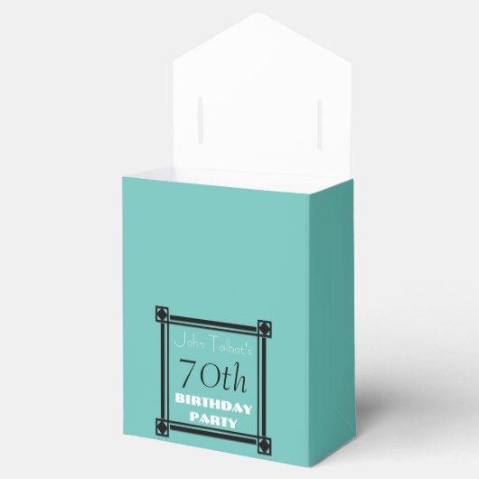 レトロアクア70thバースデーパーティーお願いボックス フェイバーボックス (オープン)