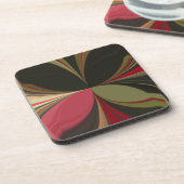 レトロアクナマタタギフトシックアパレルカラーデザイン コースター (左側)