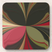 レトロアクナマタタギフトシックアパレルカラーデザイン コースター (正面)