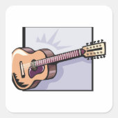 レトロアコースティック12弦ギター スクエアシール (正面)