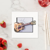 レトロアコースティック12弦ギター スタンダードカクテルナプキン (インサイチュ)