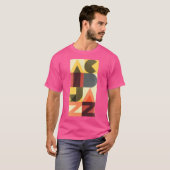 レトロアシッドジャズティー90Sジャズ Tシャツ (正面フル)