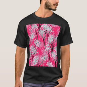 レトロアジアフローラ壁紙 Tシャツ