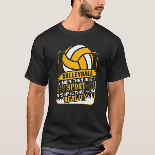 レトロアスレティックバレーボールチームスポーツネットスパイク14 Tシャツ (正面)