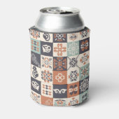 レトロアズレホス：リスボンタイル模様 缶クーラー (缶裏面)