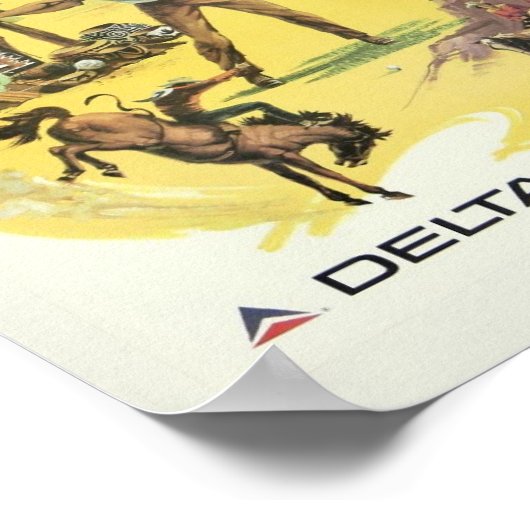 レトロアゾ広告ナ旅行のヴィンテージ ポスター (角)