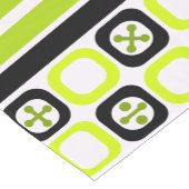 レトロアトミックアートスクウェアラインシャートルーズ ショートテーブルランナー (コーナー)