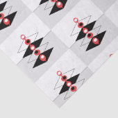 レトロアトミックアートバウブル&飛行機ティッシュペーパー 薄葉紙 (詳細)