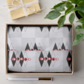 レトロアトミックアートバウブル&飛行機ティッシュペーパー 薄葉紙 (ギフト)