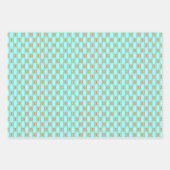 レトロアトミックアートボードリョ ラッピングペーパーシート (正面2)