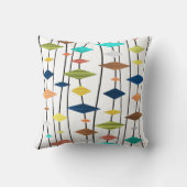 レトロアトミックエイジアートダイアモンド1 クッション (裏面)