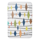 レトロアトミックエイジアートダイアモンド1 バスマット (正面縦)