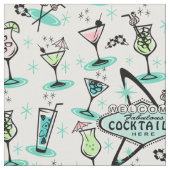 レトロアトミックカクテル ファブリック (クローズアップ)