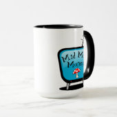 レトロアトミックテレビ マグカップ (正面右)