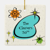 レトロアトミックブーメランとセラミックオーナメント セラミックオーナメント (裏面)