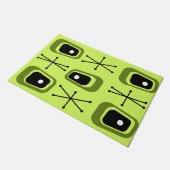 レトロアトミック宇宙エージシャートリーズ ドアマット (アングル)