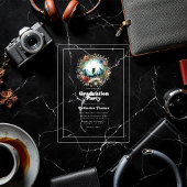 レトロアドベンチャーワアウェイズアクリル卒業パーティー アクリル招待状