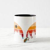 レトロアドベンチャー山 ツートーンマグカップ (中央)