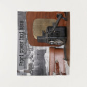 レトロアナログビデオカメラ タペストリー (正面)