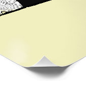 レトロアニメアクショングリッドL Yellow BG ポスター (コーナー)