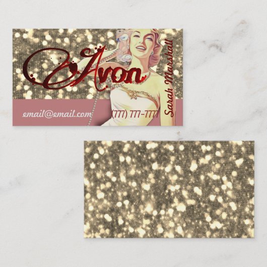 レトロアバオン代表名刺 名刺 (正面/裏面)