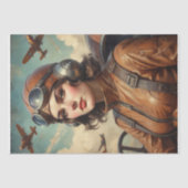 レトロアビエーターとヴィンテージスタイル 薄葉紙 (正面)