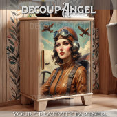 レトロアビエーターとヴィンテージスタイル 薄葉紙