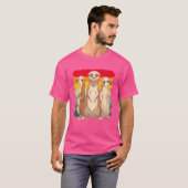 レトロアフリカ動物園かわいいメルカート Tシャツ (正面フル)