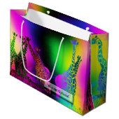 レトロアフリカ1オプション ラージペーパーバッグ (正面アングル)