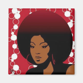 レトロアフロマグネット マグネット