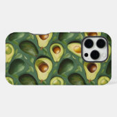 レトロアボカドタフiPhone 16 Pro Maxケース iPhoneケース (裏面横)
