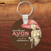 レトロアボン代表 キーホルダー (正面)