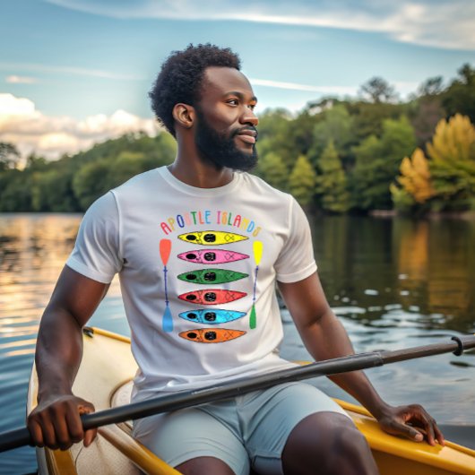 レトロアポスルアイランズカヤック Tシャツ