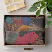 レトロアポップ・アートのートウーマンデカッペティッシュペーパー 薄葉紙 (ギフト)