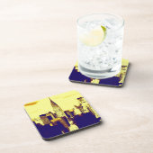 レトロアポップ・アートのート漫画ニューヨークシティ コースター (右側)