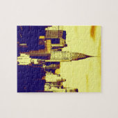 レトロアポップ・アートのート漫画ニューヨークシティ ジグソーパズル (横)