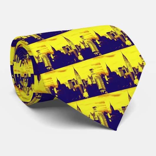 レトロアポップ・アートのート漫画ニューヨークシティ ネクタイ (ロール)