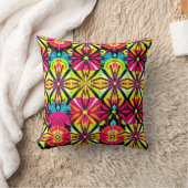 レトロアポップ・アートのート装飾用クッションはっきりした- & 鮮やか クッション (ブランケット)