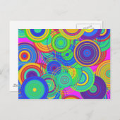 レトロアポップ・アートのート ポストカード (正面/裏面)