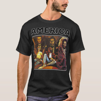 レトロアメリカのバンドロックギフトファンのためのエッセンシャル Tシャツ